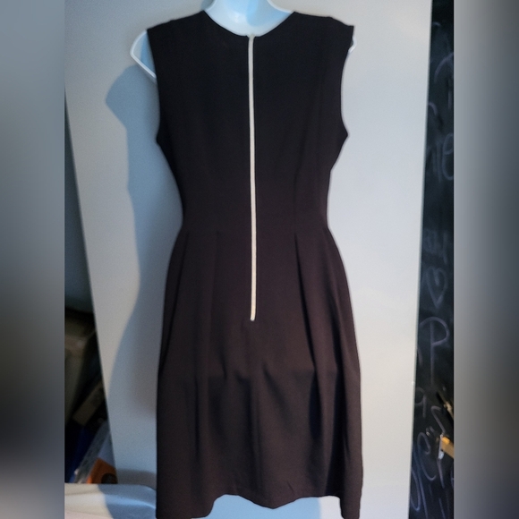 Dynamite Black Sleeveless A-Line Midi Dress,  Size Medium (28) - Picture 3 of 5